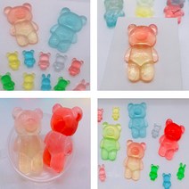에코비누비 휴대용 꼬마곰비누 큰곰돌이 비누 만들기 키트 (5인용) 세트 몰드 2가지선택, 큰곰돌이몰드2개