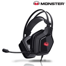 라온하우스 프리미엄 몬스터 게이밍 PC 컴퓨터 헤드셋 / 유선 마이크 AIRMARS N1 [젠더포함/LED], 821109