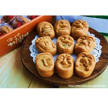 류충현 하회탈빵 중(30개입) 상황버섯 숙성액 반죽 건강한 먹거리