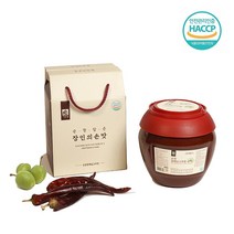 추석선물세트 전통 순창 청매실 블루베리 된장 고추장 2.2kg 가정용, 청매실고추장