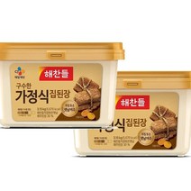 해찬들 구수한 가정식 집된장 깊은맛 된장 3.15kg, 2개