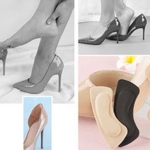 구두발뒤꿈치보호패드 뒷꿈치 신발 실리콘 보호대, 패드HO 나비형 블랙