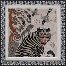 이루나다 보석십자수액자 or 명화 유화 그림 사진액자 중형 거실액자, ER-520 골드
