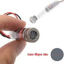 측정 각인 컷팅 650nm 5mW 레드 포인트/라인/크로스 공구 모듈 헤드 유리 렌즈 초점 조절 가능 다이오드, line_3V-5V