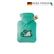 독일 휴고프로쉬 보온물주머니 미니핫팩 어린이용 벨루어 커버 민트 캣 0.2L, 단품