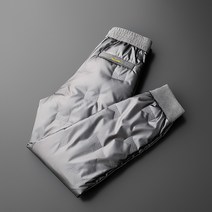 깔깔이바지 패딩 하의 겨울 트레이닝복 구스 솜바지
