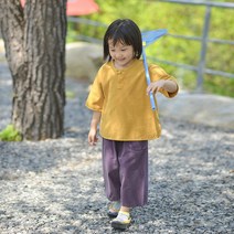 [20333]아동 여름 유넥 7부 티셔츠 통바지 한벌 개량한복 생활한복 유아동한복 아기한복 돌한복