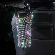 새로운 럭셔리 자동차 우산 홀더 보관 상자 주최자 배럴 자동차 매달려 물병 랙 bling car accessories for woman, 빨간색