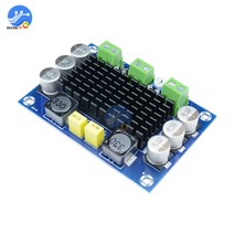 미니앰프 TPA3116D2 모노 앰프 보드 80W 100W DC 12V-26V 고전력 오디오 디지털 모듈 사운드 스피커 볼륨 컨트롤, China_Original chip 100W