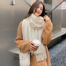 캐시미어 롱 목도리 머플러 남자 여성목도리 털목도리 클래식 보온 방한 겨울코디