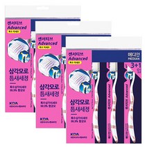 메디안 센서티브 은나노향균 칫솔(4입), 3개