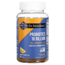 가든오브라이프 Probiotics 프로바이오틱 100억CFU 유산균 비타민D3 VitaminD3 60 구미 오렌지드림