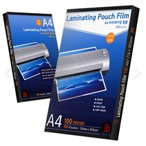 (BE) 라미네이팅필름 코팅지 A4 100매 (0.1mm), 단품