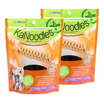 포켄스 NEW 카누들 L 170g x2개 강아지 치아건강 구취관리 덴탈 영양간식 양치껌 애견