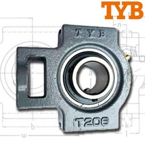 국산 UCT베어링(테이크업형) TYB 유니트 베어링 UC 베어링 지구 유니트, UCT212