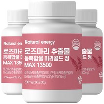 웰핏 로즈마리 추출물, 60정, 3박스