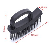 업소용 청소기 공업용 바닥 회사 세척기스틸 와이어 브러시 산업용 다기능 주방 및 욕실 청소 도구 부식, 01 BK