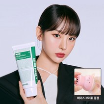 대용량 손담비 노제 클렌징폼 그린 시카 콜라겐 클리어 300ml+얼굴 모공 브러쉬
