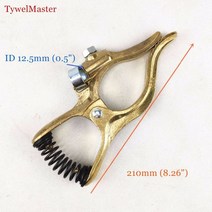용접 접지 클램프 MIG MMA TIG 플라즈마 잠수지 케이블 홀더 300A 단조 황동 헤비 듀티 타입 G 접지 케이블 클램프