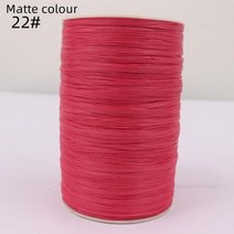 뜨개 뜨개질 실 목도리 양말 굵은 91 m/배럴 면 라피트 잔디 원사 여름 100% 천연 섬유 diy 짠 밀짚 모자 가방, 22-Matte colour
