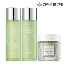 김정문알로에 큐어 카밍 토너+에멀젼+안티에이징 크림S, 단품