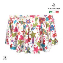 SAGESTER 스커트 여성 피겨 스케이팅, 3(130cm), 팬트5