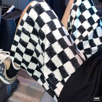 가바바 남성 빅사이즈 반바지 유니크 바둑판 무늬 체스가 하고싶어지는 모던 밴딩팬츠 5XL까지 G67753
