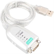 MOXA) USB to RS232 시리얼 컨버터 0.8M/Uport 1110 UPort1110