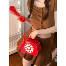 데일리백 여성가방 건달과 들이 전화할 수 있는 가방 여 패션 엽기 전화 크로스백