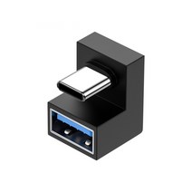 Coms USB 3.1 Type A to C OTG 젠더 C타입 A타입 10Gbps 고속전송 180도 꺾임