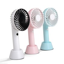솔로젠 휴대용 로테이팅 탁상용 핸디팬 거치대, SO-1200Fan, 화이트