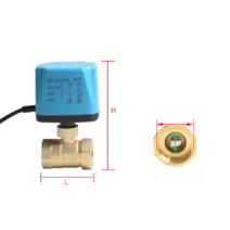 지역난방구동기 전기 2 패스 볼 밸브 220v 두 줄은 종종 12v 파이프 물 스위치, 상시폐쇄양방향DN502인치AC220V