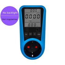 AC 230V 50Hz 전력계 전압 전력량계 vu 미터 Electrico 분해석 모니터 Electricidad EU UK 플러그 소켓 50, CHINA, IT Plug_No backlight