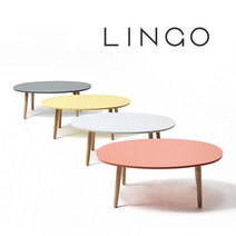 좌식 테이블 거실 카페 매장 컬러 타원 원형 디자인 링고 탁자 소파테이블