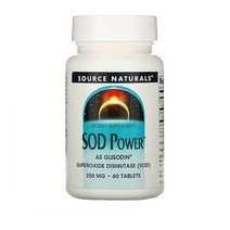 소스내츄럴스 SOD 파워 글리소딘 250 mg 60정, 1개