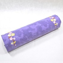어르신 꽂자수 면 편안한 낮은 메밀 목베개 메밀껍질베개 단잠베개, 청색