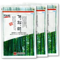2회 생활죽염 개암염 250g 3개 다용도 요리 양치 가글 소금
