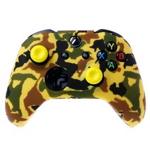 XB 하나 X S 게임 컨트롤러에 2 조이스틱으로 위장 실리콘 케이스 Gamepad 레트로 커버, 한개옵션1, 03 Yellw