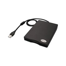 RAAYOO USB 플로피 디스크 리더 드라이브 3.5인치 외장 휴대용 1.44MB FDD 디스켓 윈도우 782000XP비스타 PC 노트북 컴퓨터 플러그 앤 플레이 추가 드라이버, Black