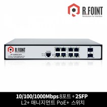 L2 MANAGED/8포트1000Mbps 2SFP RF-GSM2010FP RF054, 상세페이지 참조