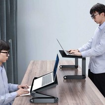 책상 키보드받침대트레이 키보드용거치대 키보드높이조절받침대, 3단모델-블랙(48x26cm)키가더크고편안합니