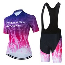 전기자전거 스페셜라이즈드 세트 여성 사이클링 저지 Sportwear 의류 산악 자전거 반바지 저렴한 도매 145394, S, Pic color 3