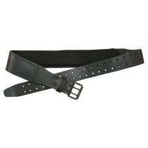 Graintex LB2084 7.6씨엠 CM(3인치) 탑 그레인 가죽 벨트 블랙 색상 패드 프레이머 건축가 목수 배관공