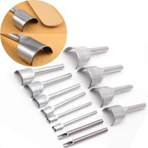가죽 공예 도구 하프 라운드 커터 펀치 수제 벨트 스트랩에 대한 아크 모양 DIY 1 개, CN, 20mm