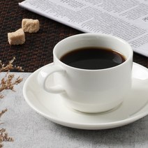 모던도자기 화이트 호텔 다방 커피잔세트