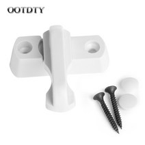 OOTDTY 플라스틱 안전 보안 창 문 새시 잠금 안전 레버 핸들 스윕 래치 dorp 배송