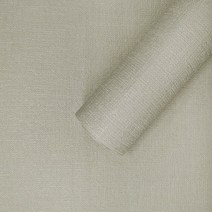 쿠셔니 풀없이 붙이는 스티커 접착식 실크 폼벽지, 베이지그레이