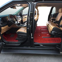 카프트 4세대 카니발 하이브리드 뉴 코일매트 슬림형 올뉴 더뉴 7인승 9인승 11인승, 레드, (14~20년) 올뉴/더뉴카니발 7인승, 1+2+3+4열(트렁크)