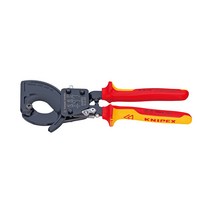 크니펙스 KNIPEX 케이블 컷터 95 36 250 기어식 구리 알루미늄 복합선 절단