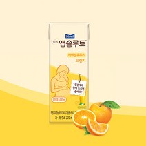 맘스 앱솔루트 식이섬유 주스 오렌지 200ml 24팩